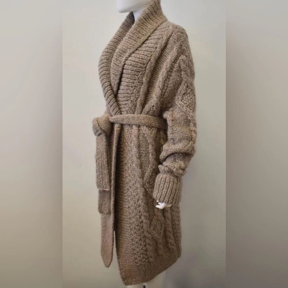 Maison Martin Margiela Replica long alpaca knit cardigan NWT - Picture 2 of 13